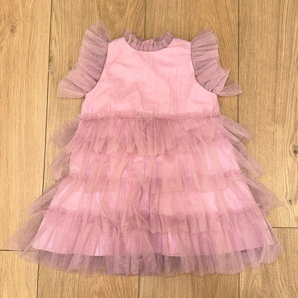 Pinolini Ruffle Tulle dress